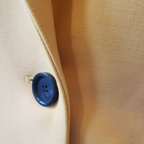 Kwaidan Editions Lemon Yellow Tailored Blazer Jacket Olivia Wilde Style Bright - Picture 9 of 16